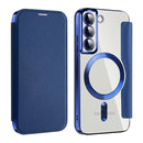 Shield MagSafe RFID Anti-theft Leather Phone Case, For Samsung Galaxy S22 5G