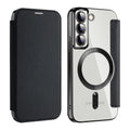 Shield MagSafe RFID Anti-theft Leather Phone Case, For Samsung Galaxy S22 5G