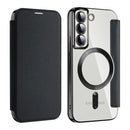 Shield MagSafe RFID Anti-theft Leather Phone Case, For Samsung Galaxy S22 5G