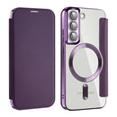 Shield MagSafe RFID Anti-theft Leather Phone Case, For Samsung Galaxy S22 5G