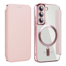 Shield MagSafe RFID Anti-theft Leather Phone Case, For Samsung Galaxy S22 5G