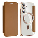 Shield MagSafe RFID Anti-theft Leather Phone Case, For Samsung Galaxy S23 FE 5G, For Samsung Galaxy S22 Ultra 5G, For Samsung Galaxy S22+ 5G