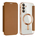 Shield MagSafe RFID Anti-theft Leather Phone Case, For Samsung Galaxy A15, For Samsung Galaxy A05, For Samsung Galaxy A05s