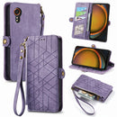 For Samsung Galaxy A15 Zipper Wallet Side Buckle Leather Phone Case