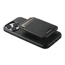 Suteni H16 Litchi Texture Leather Detachable Wallet Back Phone Case, For iPhone 15 Pro, For iPhone 15 Plus, For iPhone 15, For iPhone 14 Plus, For iPhone 14, For iPhone 14 Pro