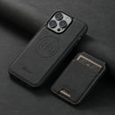 Suteni H16 Litchi Texture Leather Detachable Wallet Back Phone Case, For iPhone 12 Pro, For iPhone 17e / 16e