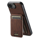 Suteni H16 Litchi Texture Leather Detachable Wallet Back Phone Case, For iPhone 12 Pro, For iPhone 17e / 16e