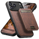 Suteni H16 Litchi Texture Leather Detachable Wallet Back Phone Case, For iPhone 18, For iPhone 18 Pro, For iPhone 18 Pro Max, For iPhone 17 Pro Max, For iPhone 17 Pro, For iPhone 17