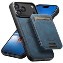 Suteni H16 Litchi Texture Leather Detachable Wallet Back Phone Case, For iPhone 18, For iPhone 18 Pro, For iPhone 18 Pro Max, For iPhone 17 Pro Max, For iPhone 17 Pro, For iPhone 17