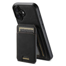 Suteni H16 Litchi Texture Leather Detachable Wallet Back Phone Case, For iPhone 18, For iPhone 18 Pro, For iPhone 18 Pro Max, For iPhone 17 Pro Max, For iPhone 17 Pro, For iPhone 17