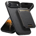 Suteni H16 Litchi Texture Leather Detachable Wallet Back Phone Case, For iPhone Air, For iPhone 16 Pro Max, For iPhone 16 Pro, For iPhone 16 Plus, For iPhone 16, For iPhone 15 Pro Max