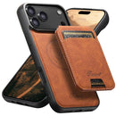 Suteni H16 Litchi Texture Leather Detachable Wallet Back Phone Case, For iPhone 18, For iPhone 18 Pro, For iPhone 18 Pro Max, For iPhone 17 Pro Max, For iPhone 17 Pro, For iPhone 17