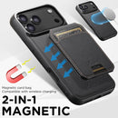 Suteni H16 Litchi Texture Leather Detachable Wallet Back Phone Case, For iPhone 18, For iPhone 18 Pro, For iPhone 18 Pro Max, For iPhone 17 Pro Max, For iPhone 17 Pro, For iPhone 17
