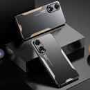 Blade Series TPU Hybrid Metal Phone Case, For OPPO A1