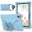 For Samsung Galaxy Tab S9 FE X510 Butterfly Bracket EVA Shockproof Tablet Case