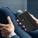 Skin Elastic Wrist Grip Back Cover Phone Case, For Galaxy Z Fold8 5G, For Galaxy Z Fold8 Ultra 5G, For Galaxy Z Fold7 5G, For Galaxy Z Fold6 5G
