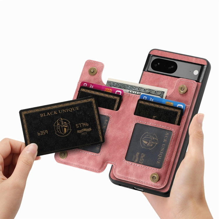 Retro Leather Zipper Wallet Back Phone Case