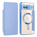 Shield MagSafe RFID Anti-theft Leather Phone Case, For Google Pixel 7a
