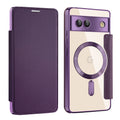 Shield MagSafe RFID Anti-theft Leather Phone Case, For Google Pixel 7a