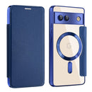 Shield MagSafe RFID Anti-theft Leather Phone Case, For Google Pixel 7a