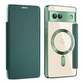 Shield MagSafe RFID Anti-theft Leather Phone Case, For Google Pixel 7a