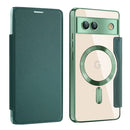 Shield MagSafe RFID Anti-theft Leather Phone Case, For Google Pixel 7a