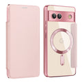 Shield MagSafe RFID Anti-theft Leather Phone Case, For Google Pixel 7a