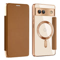 Shield MagSafe RFID Anti-theft Leather Phone Case, For Google Pixel 7a