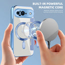 For Google Pixel 9 Pro Shield MagSafe RFID Anti-theft Leather Phone Case