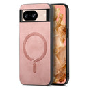 Retro Magsafe Magnetic PU Back Cover Phone Case, For Google Pixel 7, For Google Pixel 9 / 9 Pro