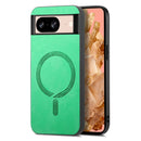 Retro Magsafe Magnetic PU Back Cover Phone Case, For Google Pixel 7, For Google Pixel 9 / 9 Pro