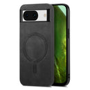 For Google Pixel 7a Magsafe Magnetic PU Back Cover Phone Case