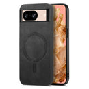 For Google Pixel 9 Pro XL Retro Magsafe Magnetic PU Back Cover Phone Case