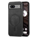 For Google Pixel 7a Magsafe Magnetic PU Back Cover Phone Case