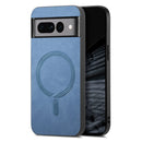 For Google Pixel 9 Pro XL Retro Magsafe Magnetic PU Back Cover Phone Case