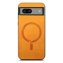 Retro Magsafe Magnetic PU Back Cover Phone Case, For Google Pixel 7, For Google Pixel 9 / 9 Pro