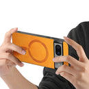 Retro Magsafe Magnetic PU Back Cover Phone Case, For Google Pixel 7, For Google Pixel 9 / 9 Pro