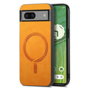 Retro Magsafe Magnetic PU Back Cover Phone Case, For Google Pixel 7, For Google Pixel 9 / 9 Pro