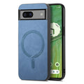 Retro Magsafe Magnetic PU Back Cover Phone Case, For Google Pixel 7, For Google Pixel 9 / 9 Pro