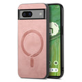 Retro Magsafe Magnetic PU Back Cover Phone Case, For Google Pixel 7, For Google Pixel 9 / 9 Pro