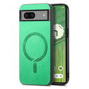 Retro Magsafe Magnetic PU Back Cover Phone Case, For Google Pixel 7, For Google Pixel 9 / 9 Pro