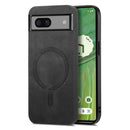 For Google Pixel 7a Magsafe Magnetic PU Back Cover Phone Case