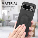 For Google Pixel 7a Magsafe Magnetic PU Back Cover Phone Case