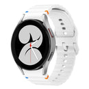 For Samsung Galaxy Watch 7/6/5/4 20mm Wave Pattern Silicone Watch Band