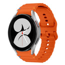 For Samsung Galaxy Watch 7/6/5/4 20mm Wave Pattern Silicone Watch Band