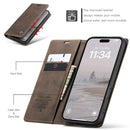 For iPhone 16 CaseMe 013 Wallet Flip Leather Phone Case