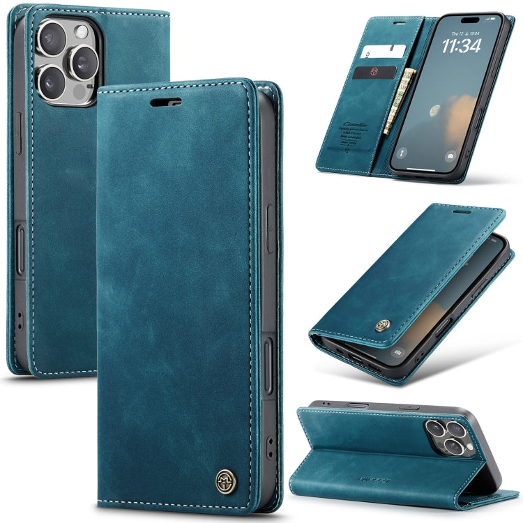 For iPhone 16 Pro Max CaseMe 013 Wallet Flip Leather Phone Case