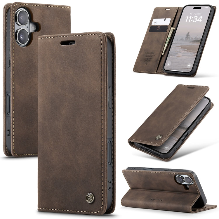 For iPhone 16 Pro Max CaseMe 013 Wallet Flip Leather Phone Case