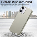 For iPhone 16 Plus Electroplated Metal Button Shockproof Phone Case