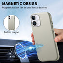 For iPhone 16 Plus Electroplated Metal Button Shockproof Phone Case